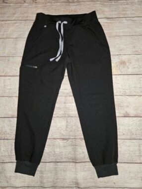 Figs Black Zamora Jogger Scrub Pants